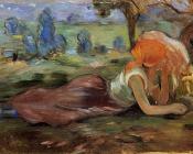 贝尔特摩里索特 - Shepherdess Laying Down